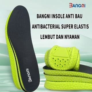 BANGNI Insole Sepatu Anti Bau Insole Sepatu Antibakteri Insole Anti Pegal Sol Sepatu Empuk Sol Olahraga Alas Sepatu Tebal Alas Sepatu Super Empuk Sol 1222