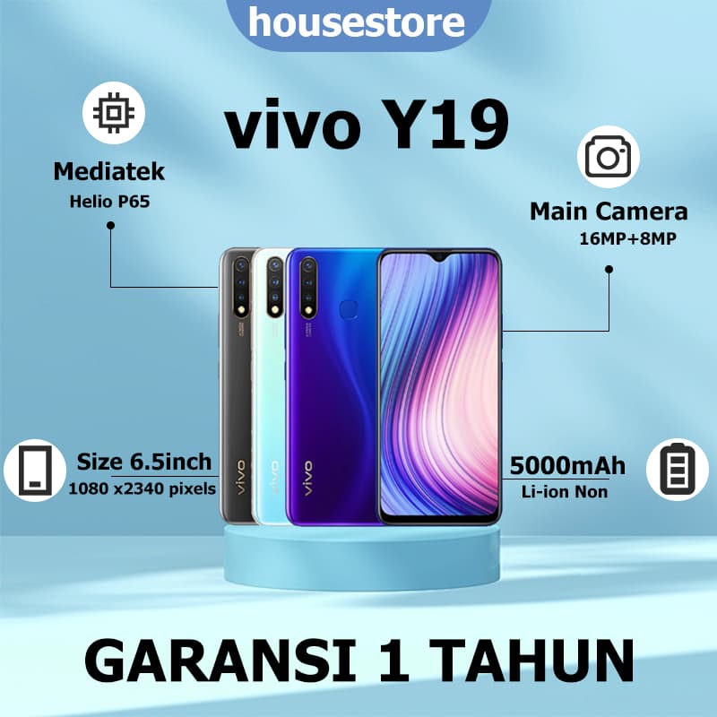 HP VIVO Y19 Ram 8 256GB Smartphone Android 4G