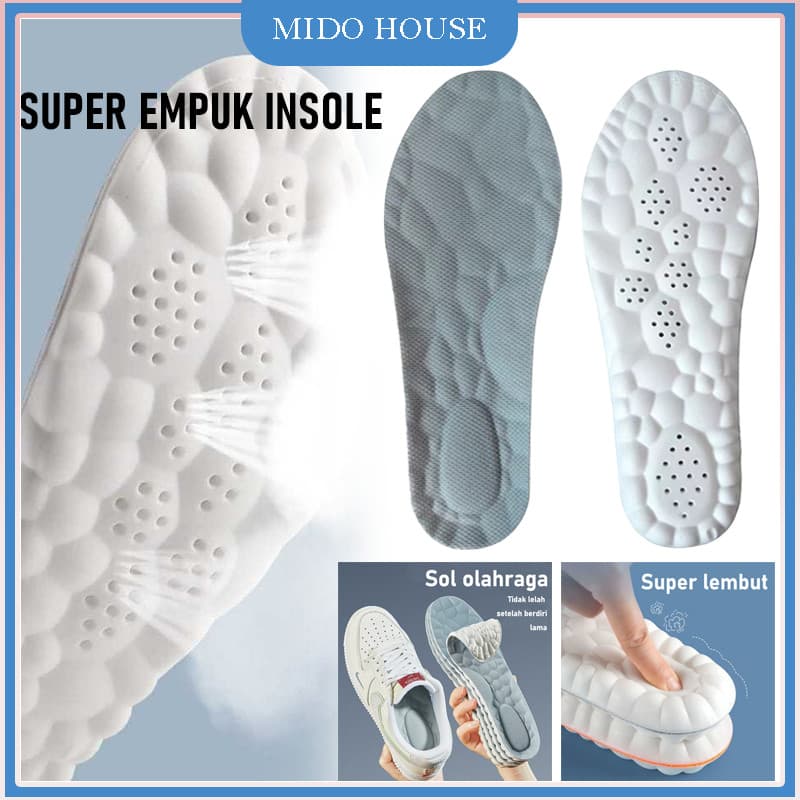 Insole Empuk Insole Premium/Sol Alas Sepatu Lembut Insole/ Insole Sepatu Olahraga Anti Bakteri/Super Empuk Insole