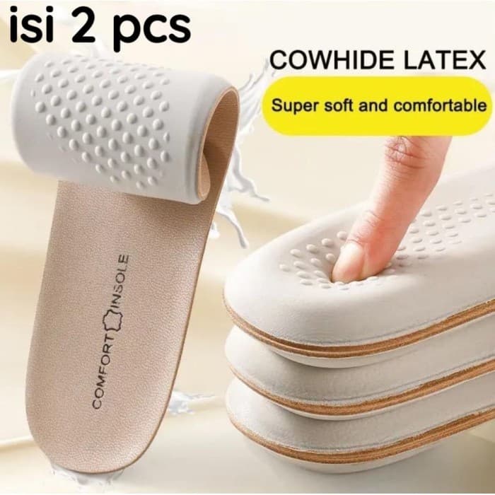 CIVETO LL32 Insole Sepatu Anti Pegal Bahan Latex Premium Sol Shoes Super Empuk