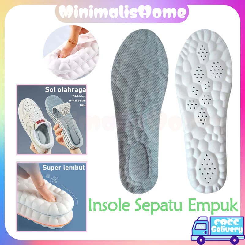 Insole Sepatu Empuk /Insole Sepatu Murah/Sol Sepatu Olahraga Alas Sepatu Arch Support Premium