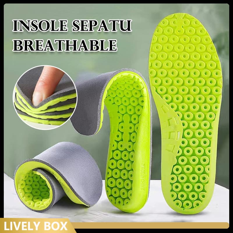 Alas Sepatu Olahraga Nyaman/ Insole Sepatu Antibakteri Atau Anti Bau Untuk Pria Dan Wanita Sol Sepatu Olahraga